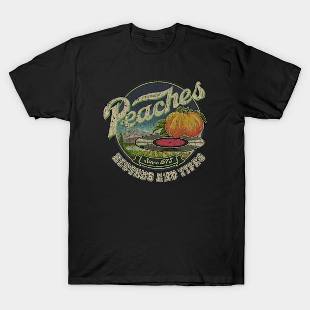 RETRO STYLE - Peaches Records 70s T-Shirt by MZ212